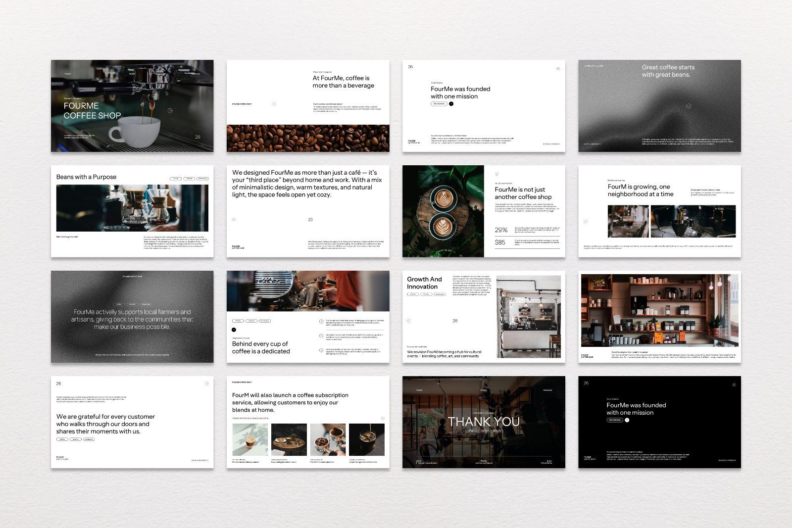 FourMe – Coffee Shop Presentation