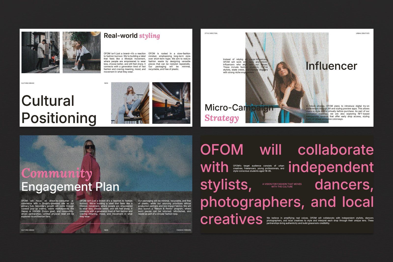 Ofom - Marketing Plan Presentation Template