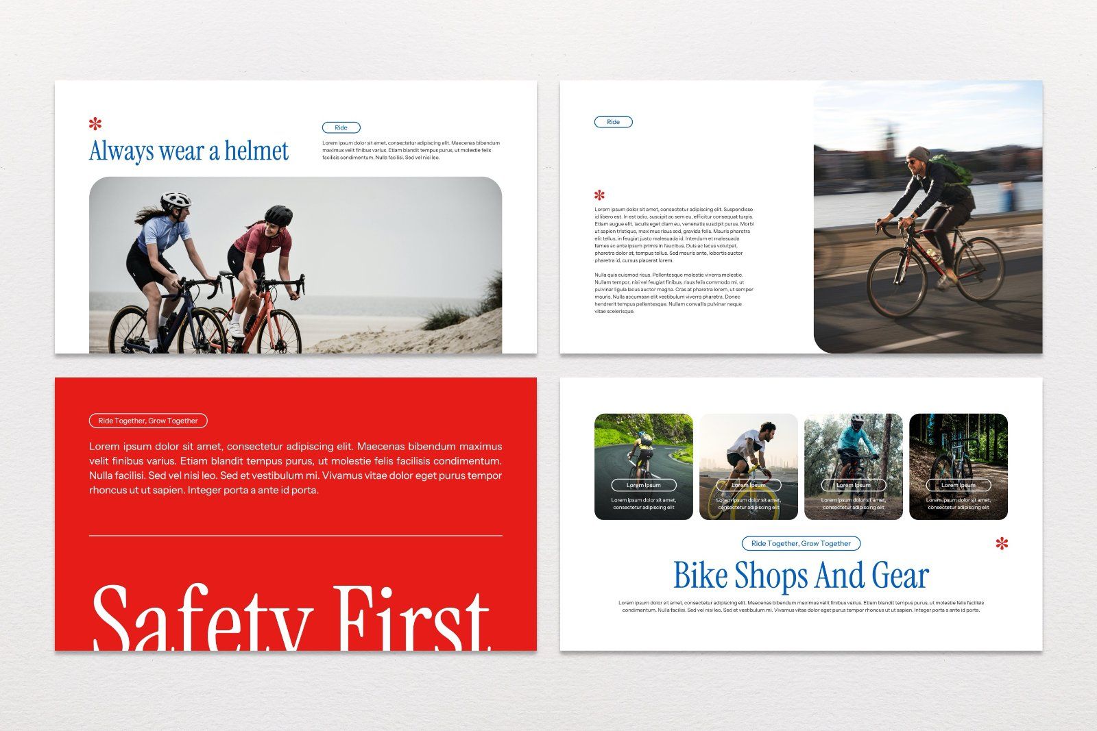 Baiky Club – Cycling Community Presentation Template