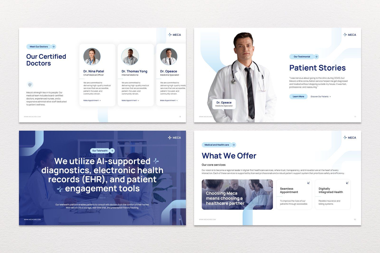 Meca – Medical Health Care Presentation