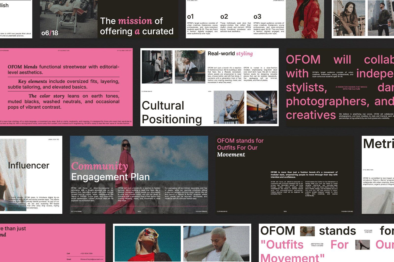 Ofom - Marketing Plan Presentation Template