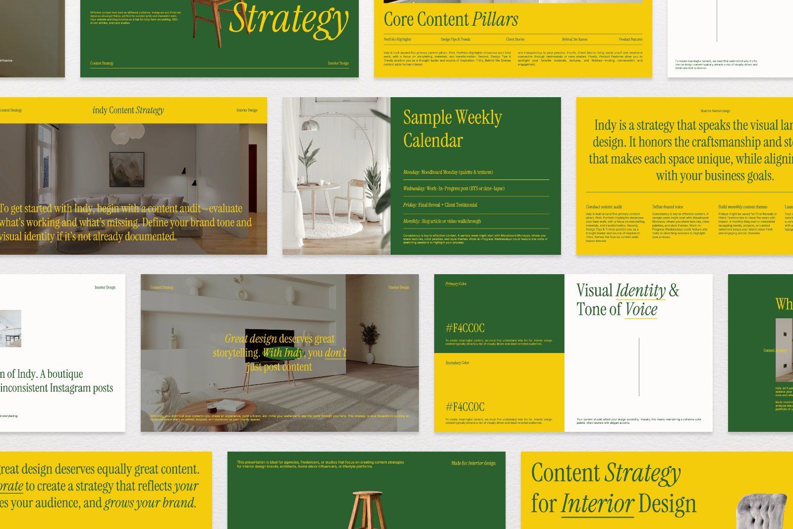 Indy – Content Strategy Presentation Template