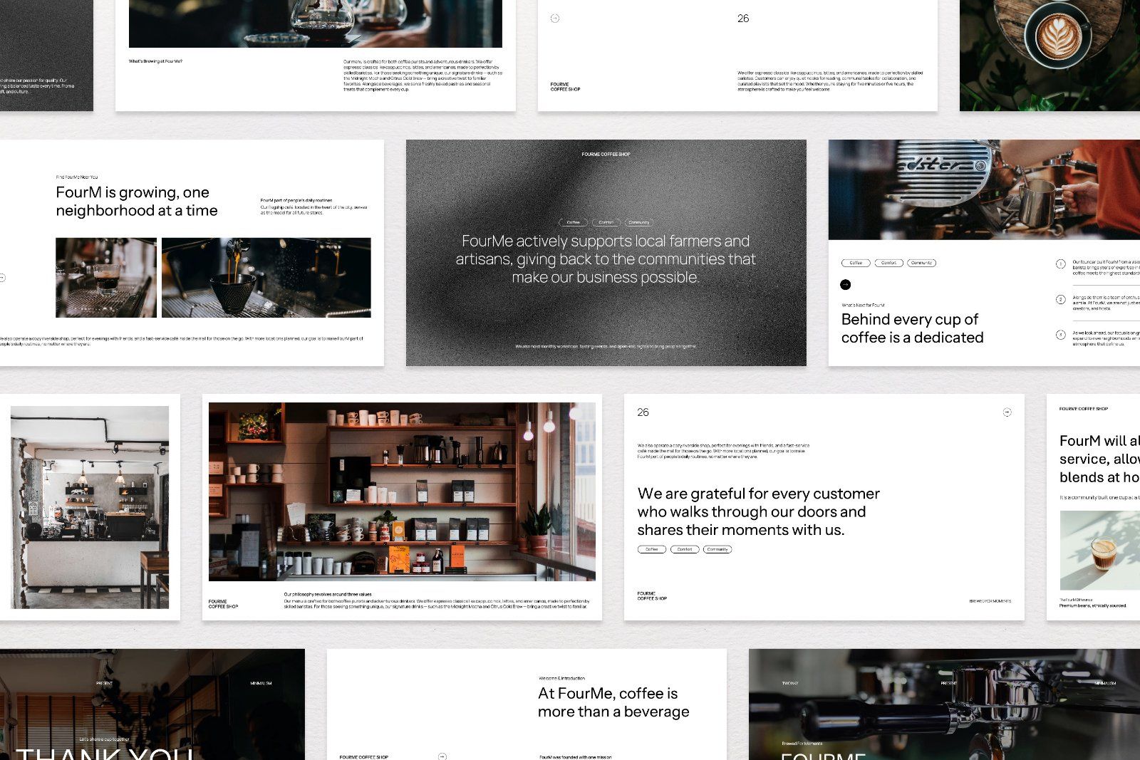 FourMe – Coffee Shop Presentation