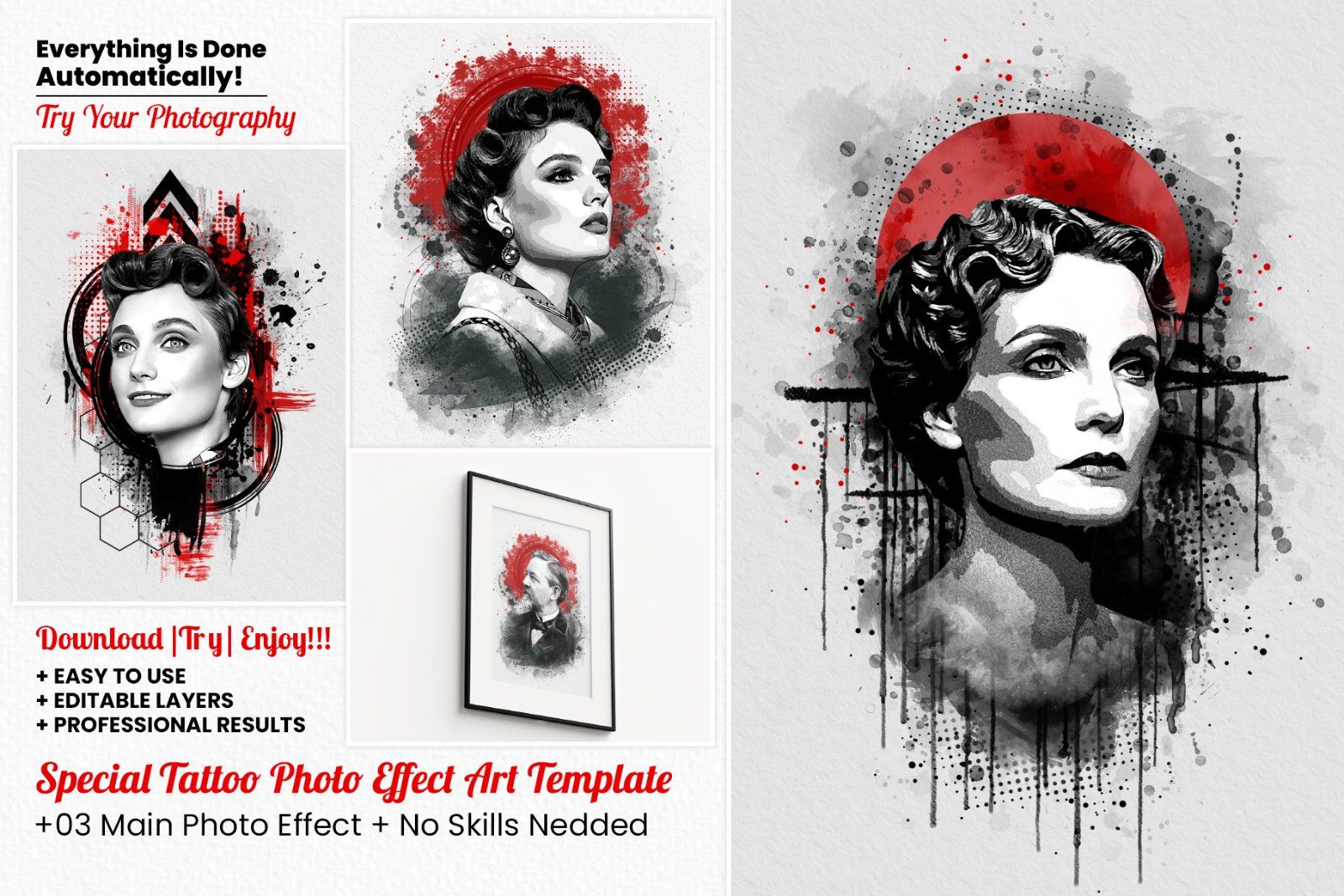 Special Tattoo Photo Effect Art