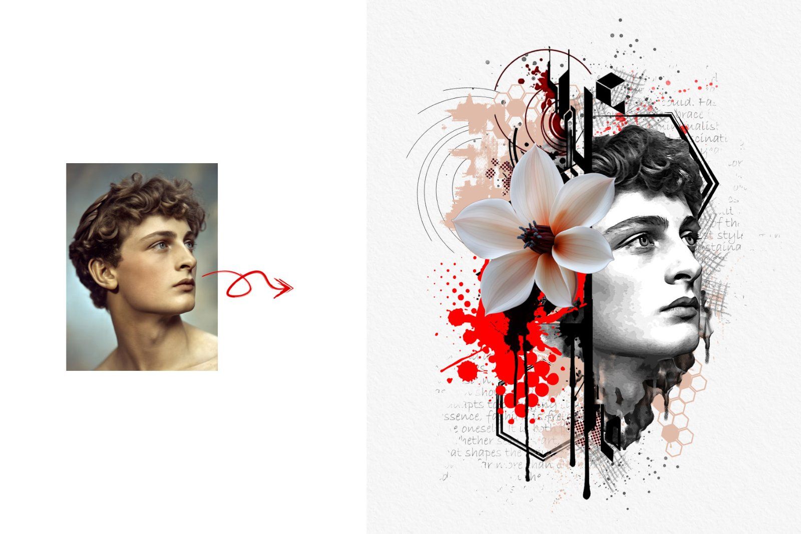 Artistic Watercolor Tattoo Art