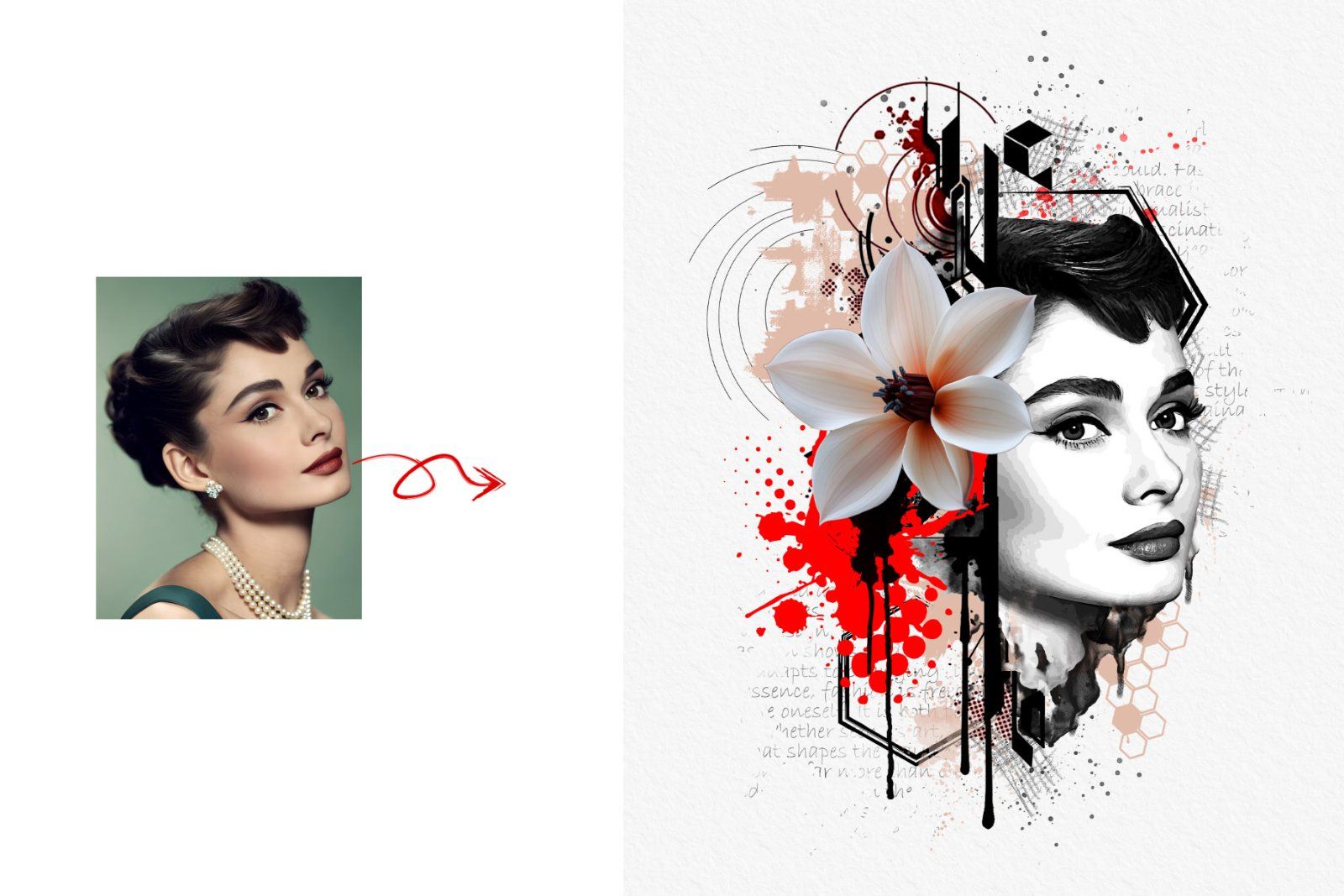 Artistic Watercolor Tattoo Art