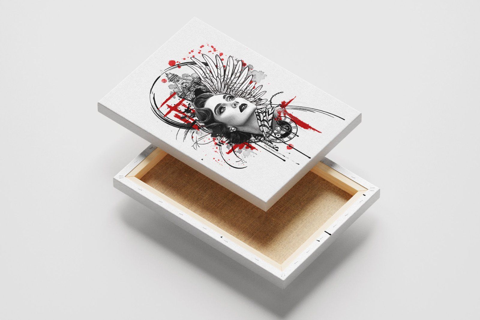 Artistic Watercolor Tattoo Art