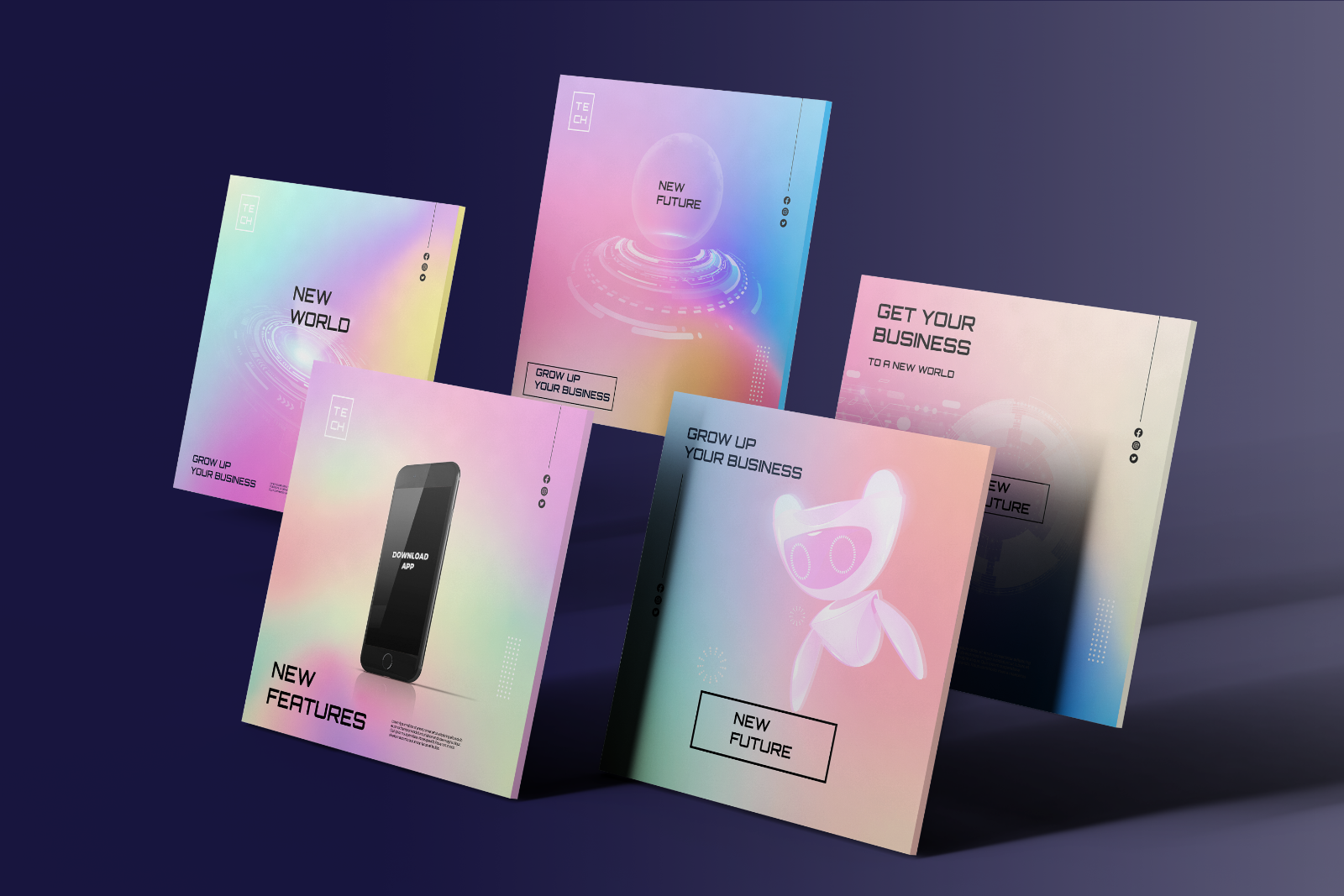 Technology Design For Social Media Template-042-22