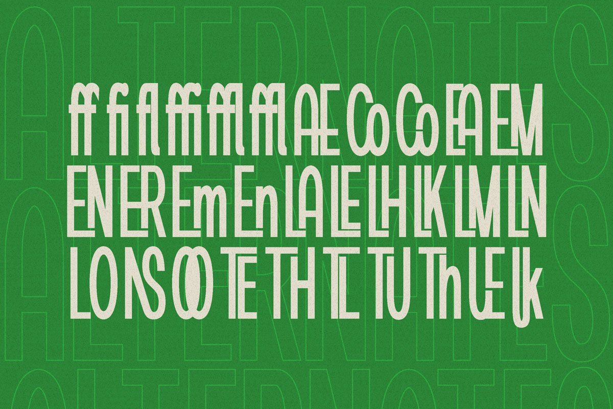 The Cons - Condensed Sans Serif Display Font