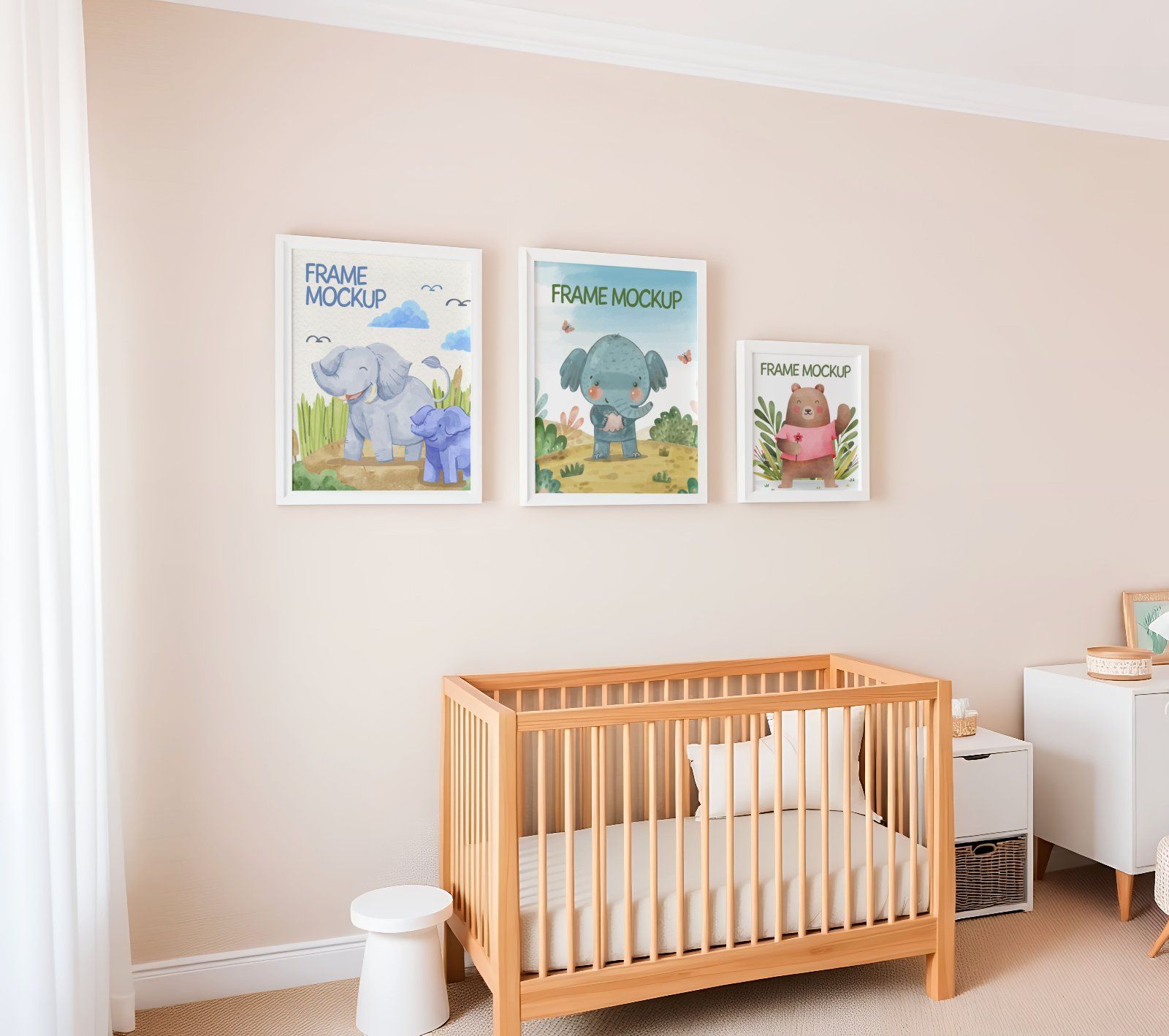 Premium Baby Frame Mockup Collection