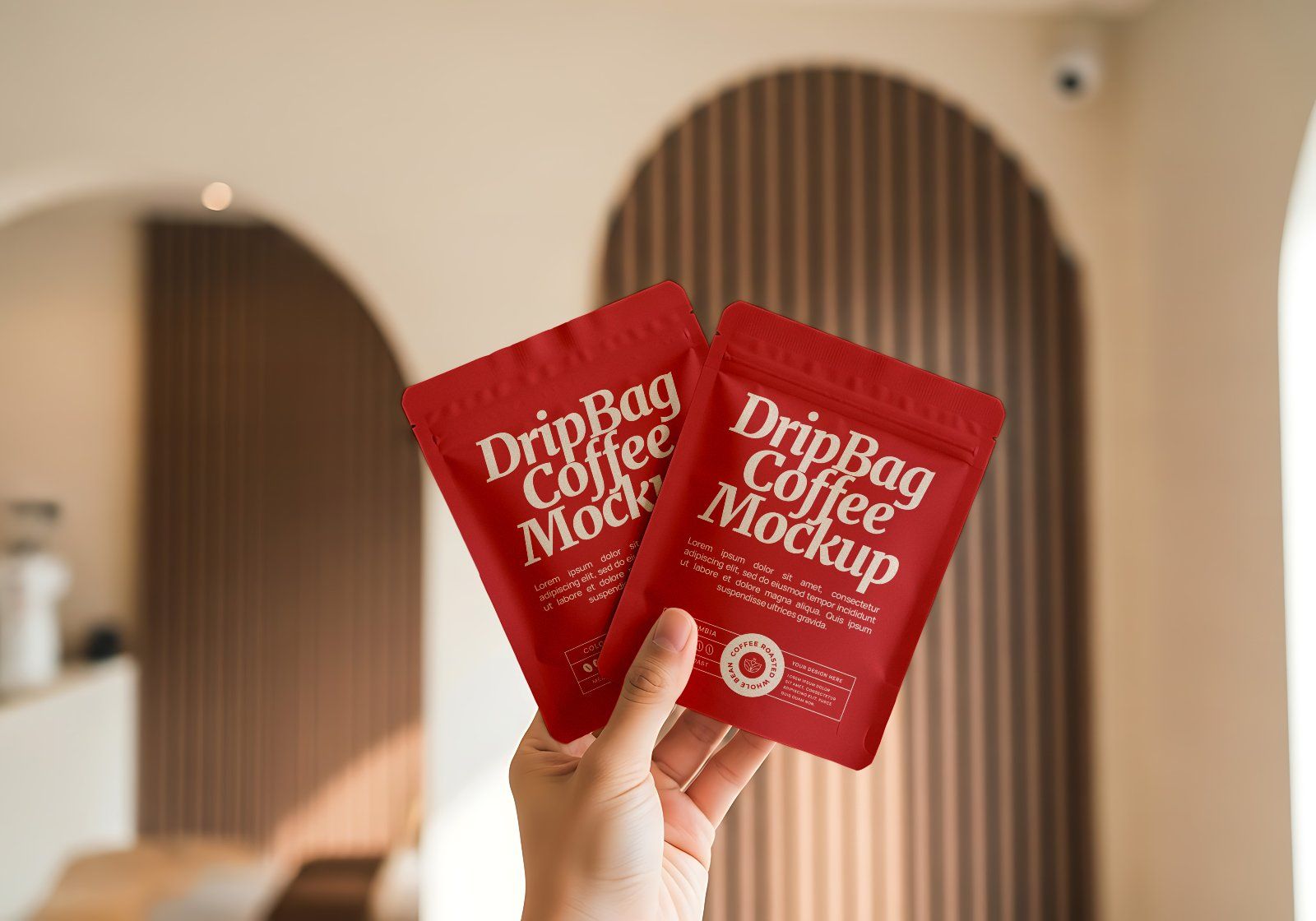 Premium Branding Coffee Cafe Mockup