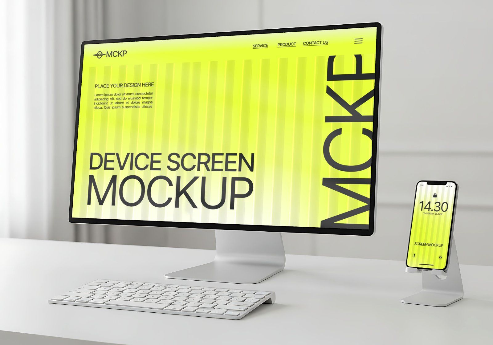 Device Screen Mockup Bundle – 20 PSD Templates for Phone, Tablet & Laptop Designs