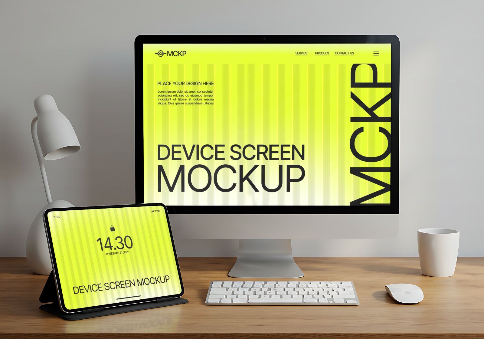 Device Screen Mockup Bundle – 20 PSD Templates for Phone, Tablet & Laptop Designs