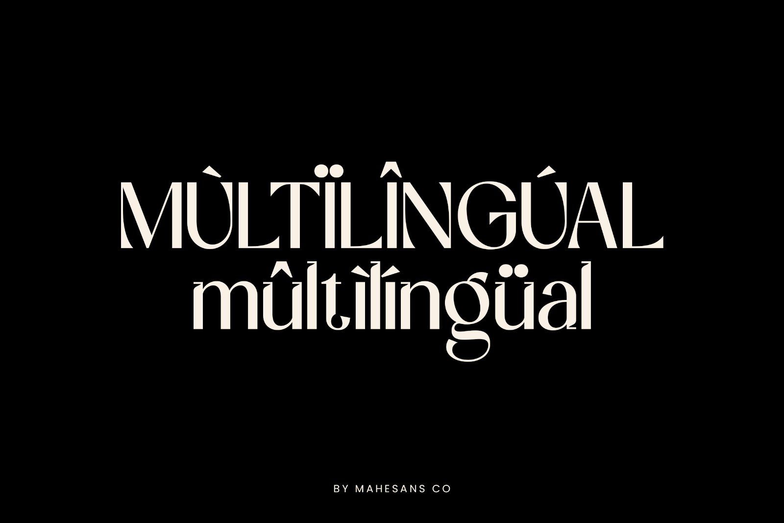 Vorage | Modern Minimalist Typeface