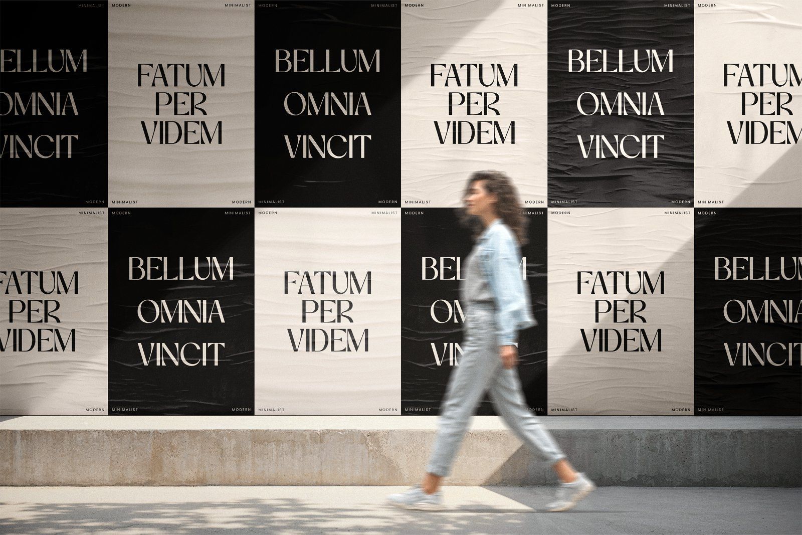 Vorage | Modern Minimalist Typeface