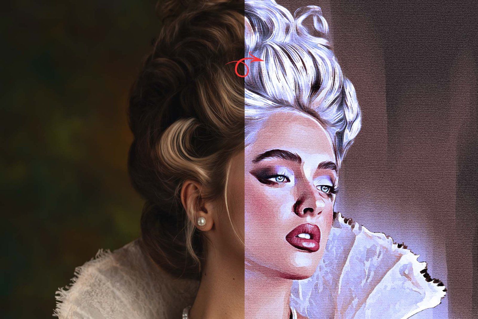 Vibrant Oil Paint Photoshop Action