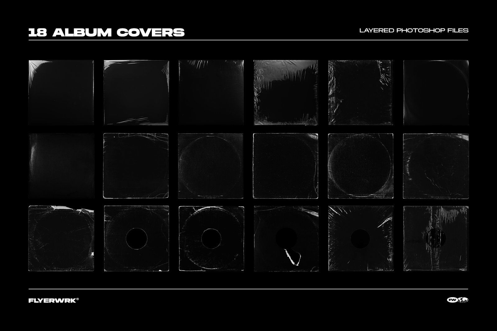 Retro Vinyl Record Mockup Bundle