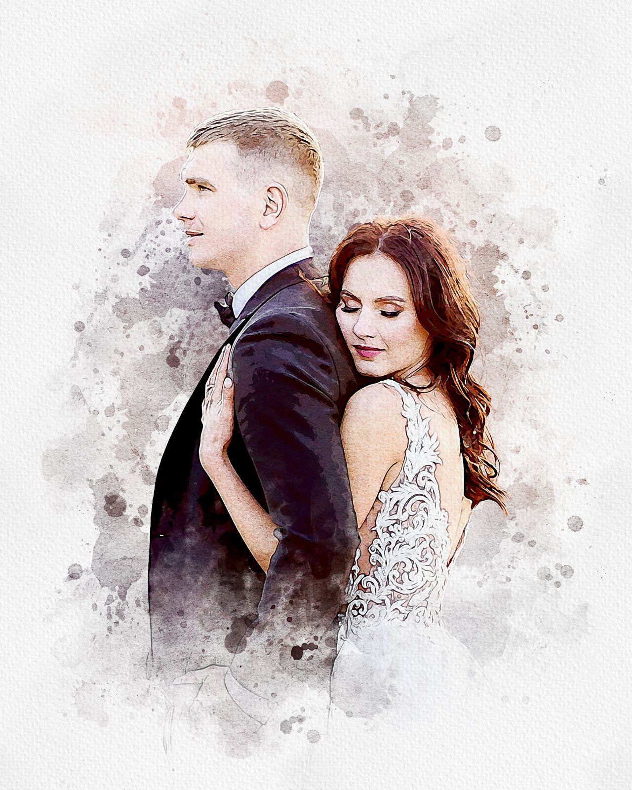 Painting Watercolor Splash Art