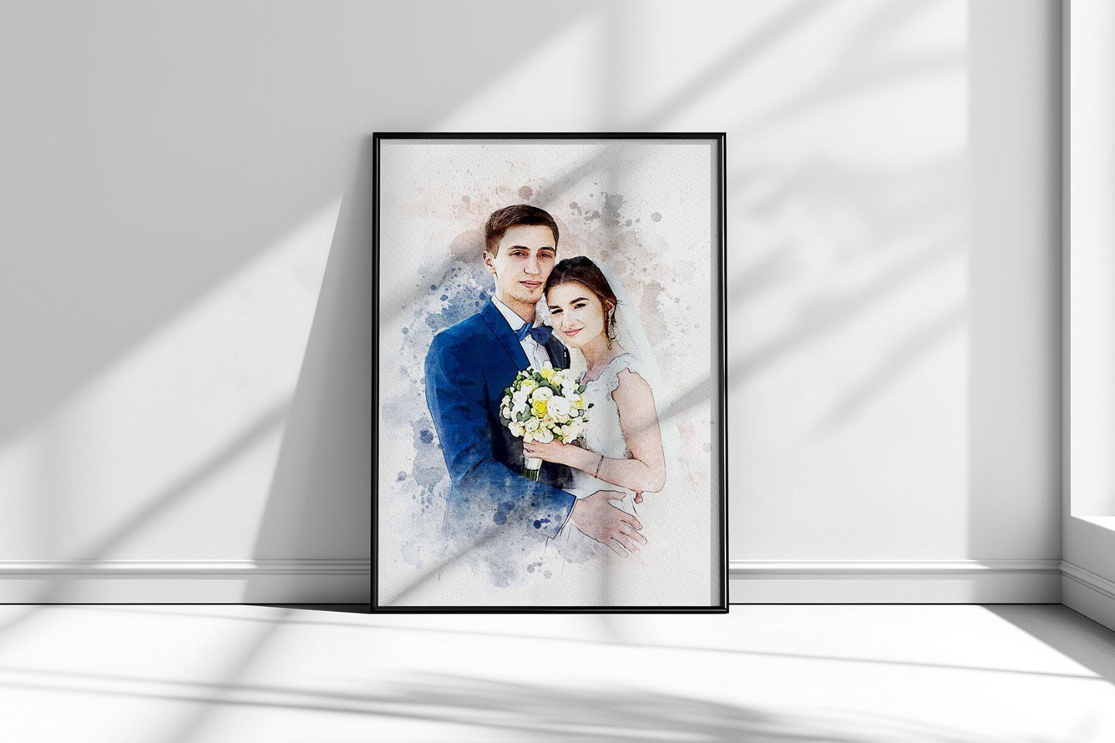 Painting Watercolor Splash Art