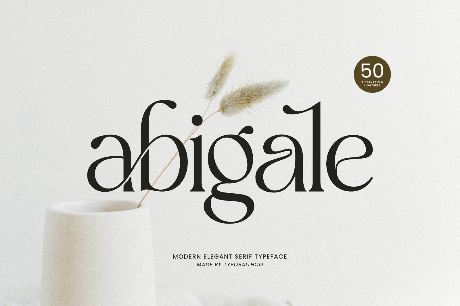 Abigale | Modern Serif Font