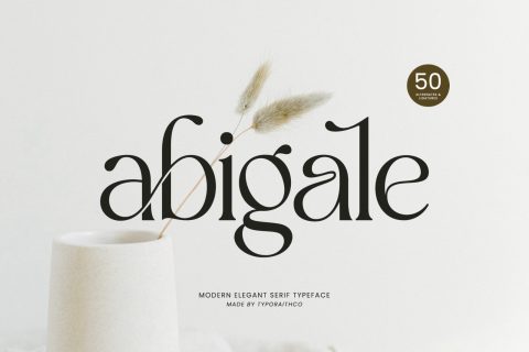Abigale | Modern Serif Font