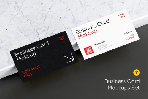 Business Card Mockup Set
