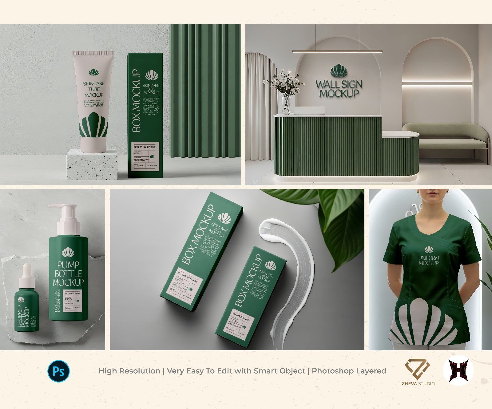 Premium Beauty Clinic Mockup
