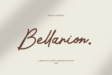 Bellarion | Beautiful Script Font