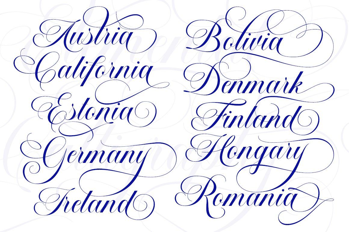 Elemental Calligraphy