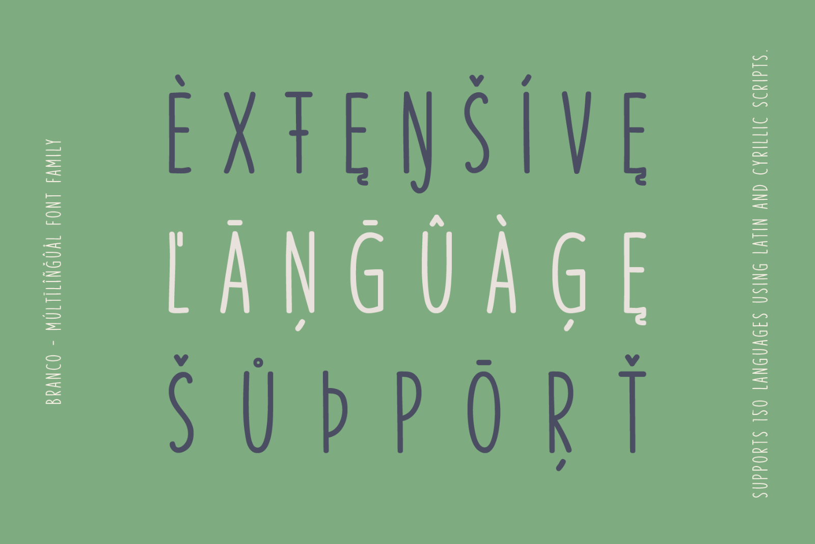 Branco - Múltïlîñgûål Handmade Family