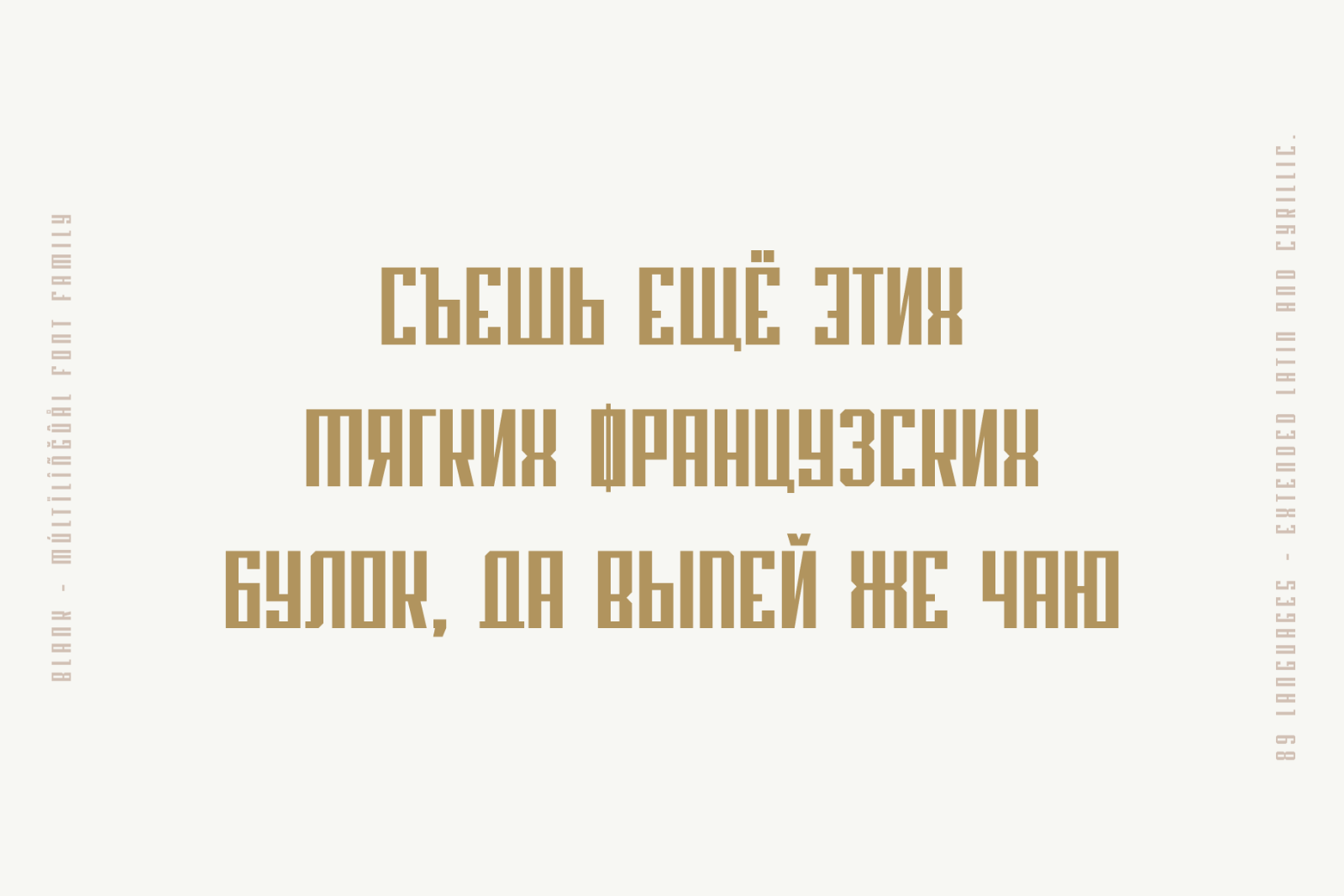 Blank - Modern Font Family - 36 Fonts