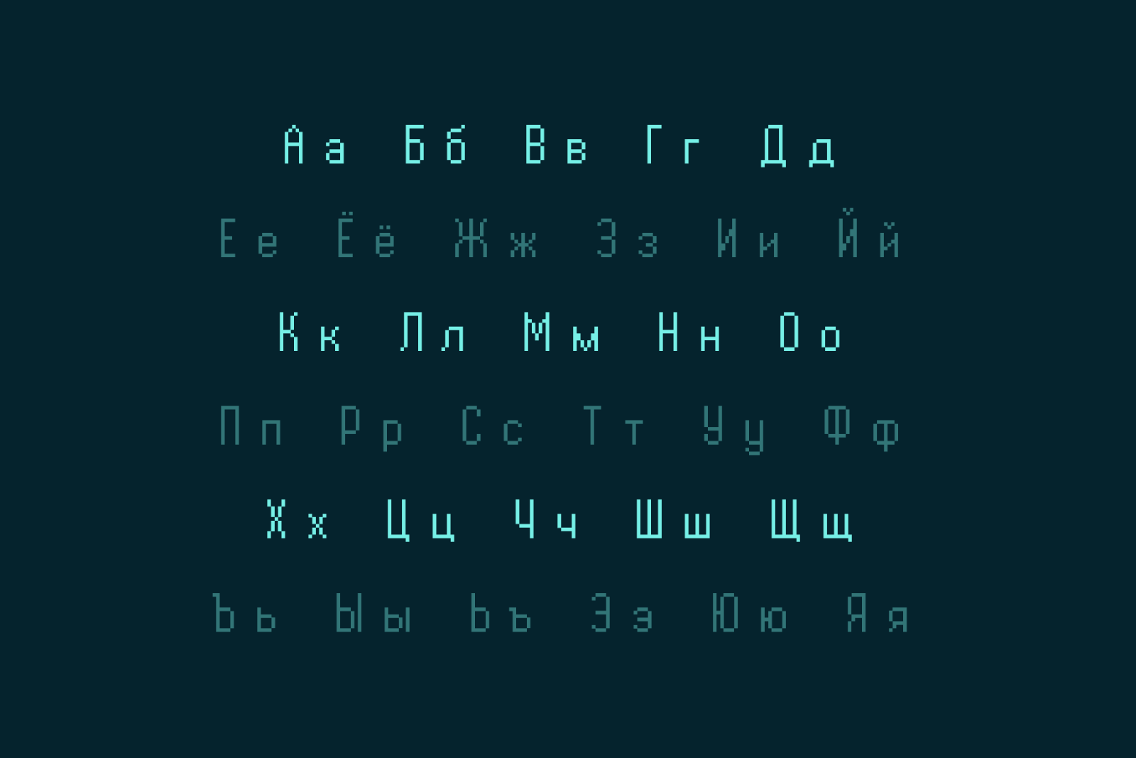 Byte Sans – Retro Pixel Font Family