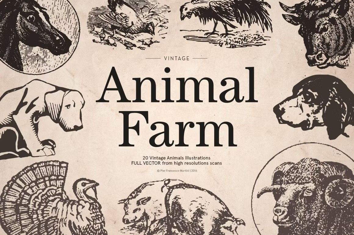 Vintage Animal Farm