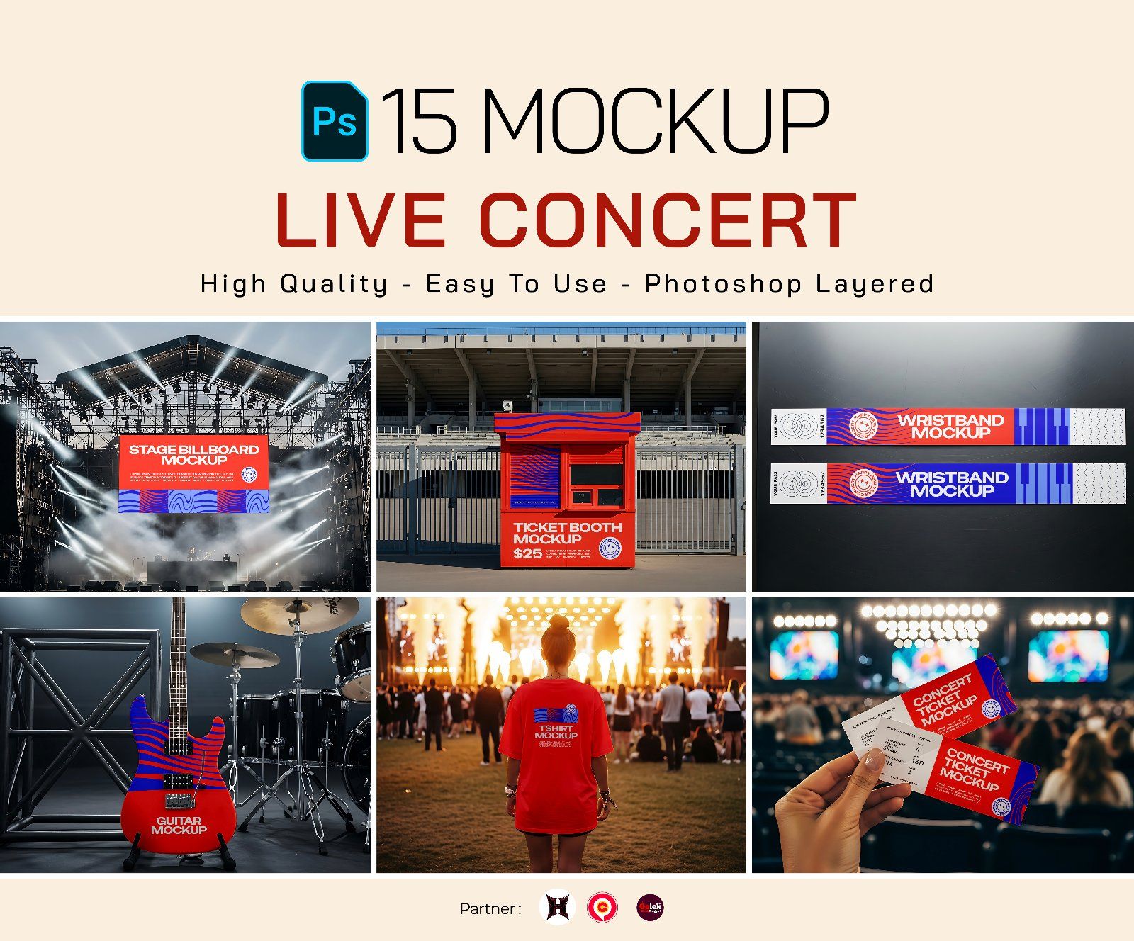 Premium Branding Live Concert Mockup