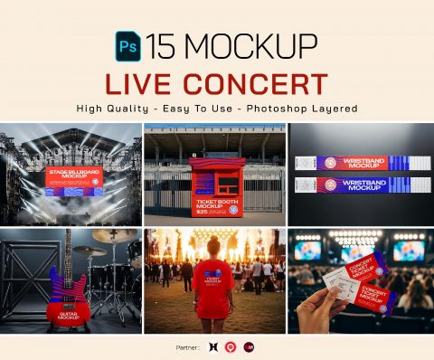 Premium Branding Live Concert Mockup