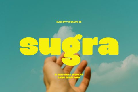 Sugra | Bold Display Sans Serif Font
