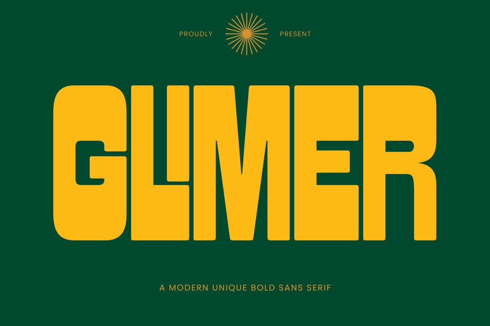 Glimer | Modern Unique Sans Serif