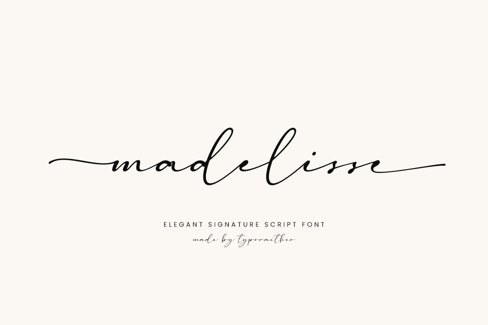 Madelisse | Elegant Signature Font