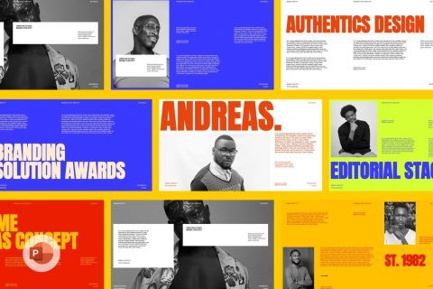 Andreas - Brand Portfolio PowerPoint Template
