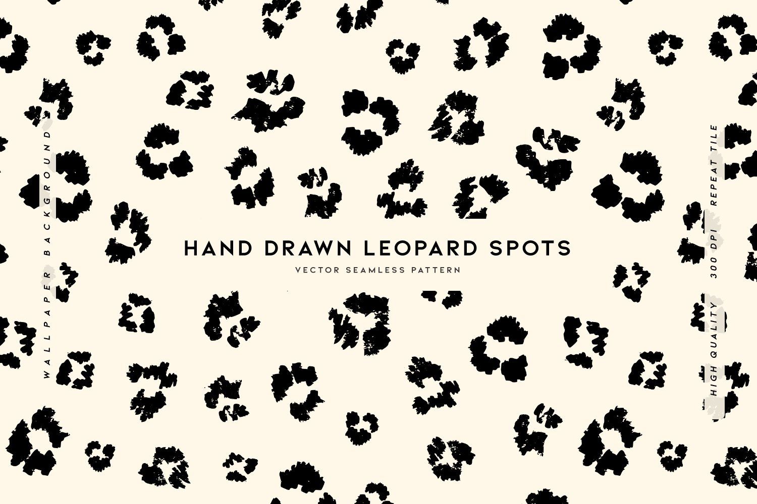 Hand Drawn Leopard Spots
