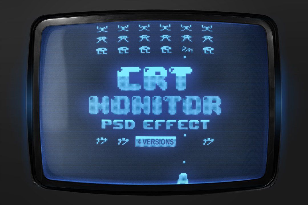 CRT Monitor Effect