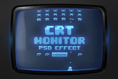 CRT Monitor Effect