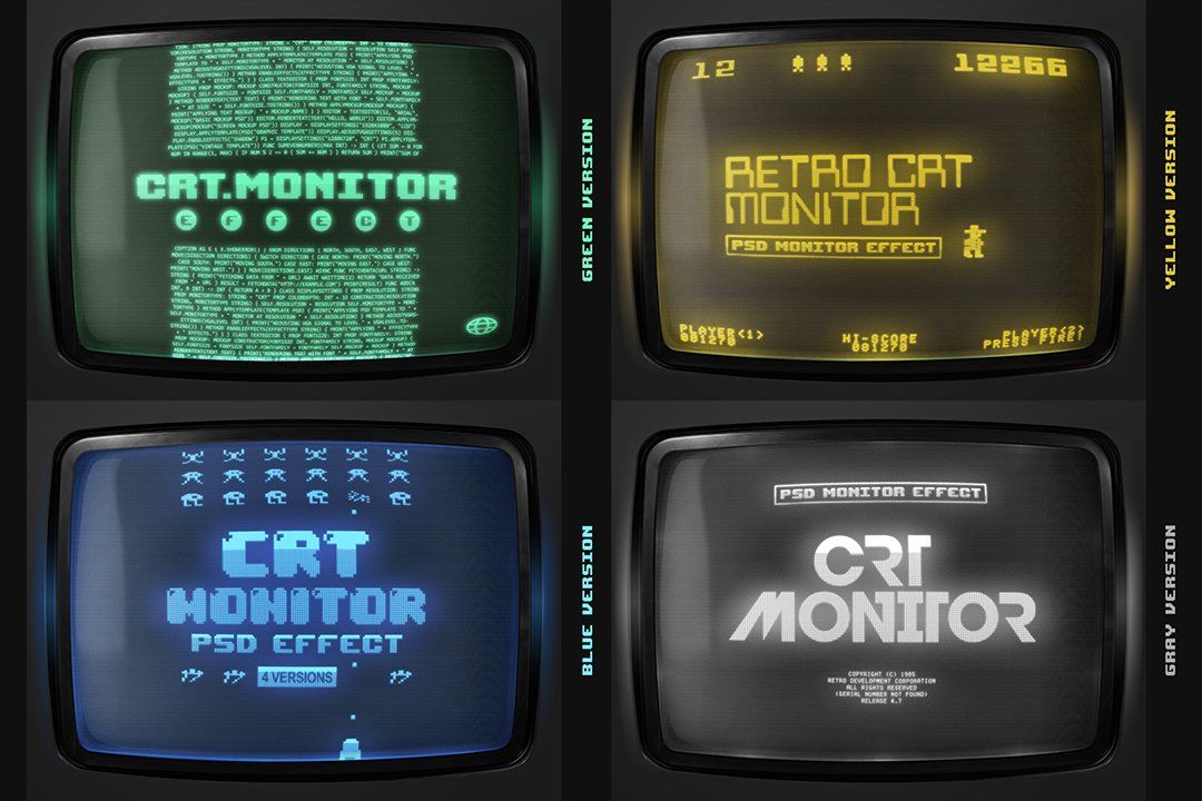 CRT Monitor Effect