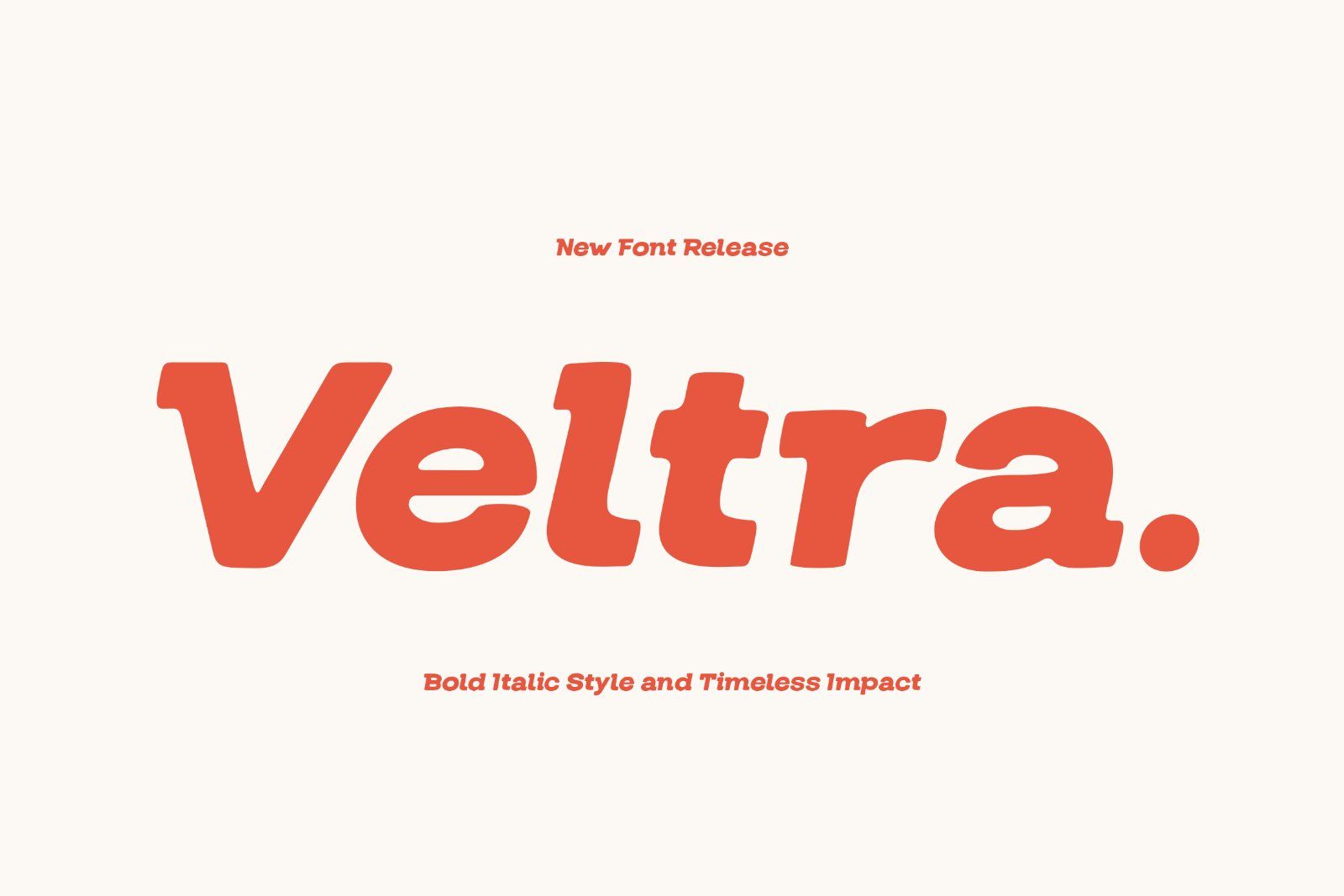 Veltra | Bold Italic Display
