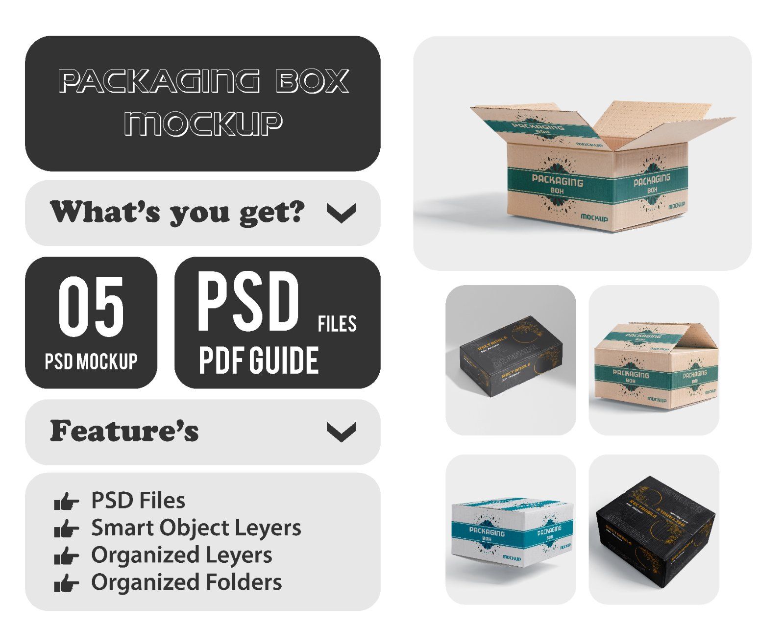 packaging mockup box