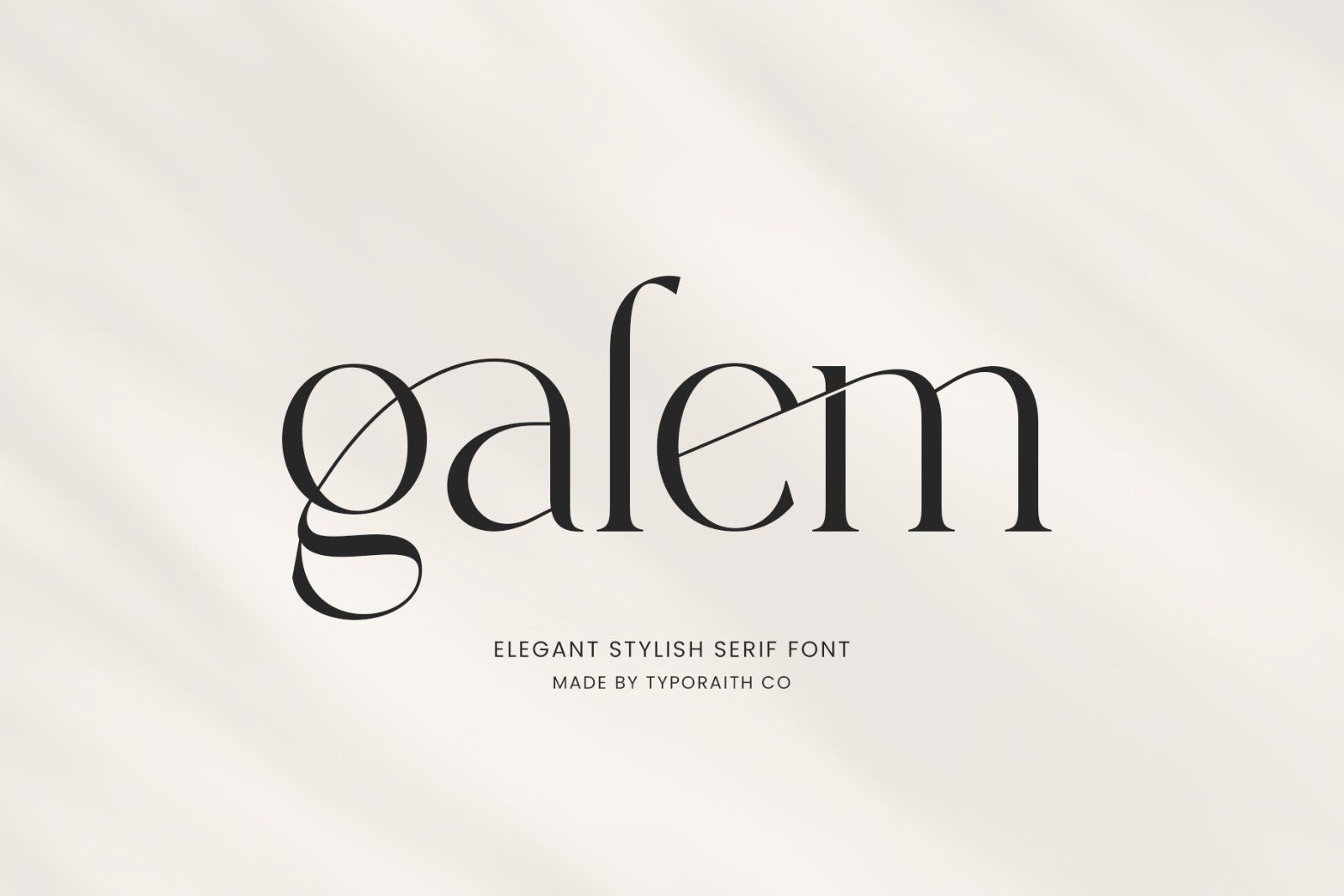 Galem | Elegant Serif