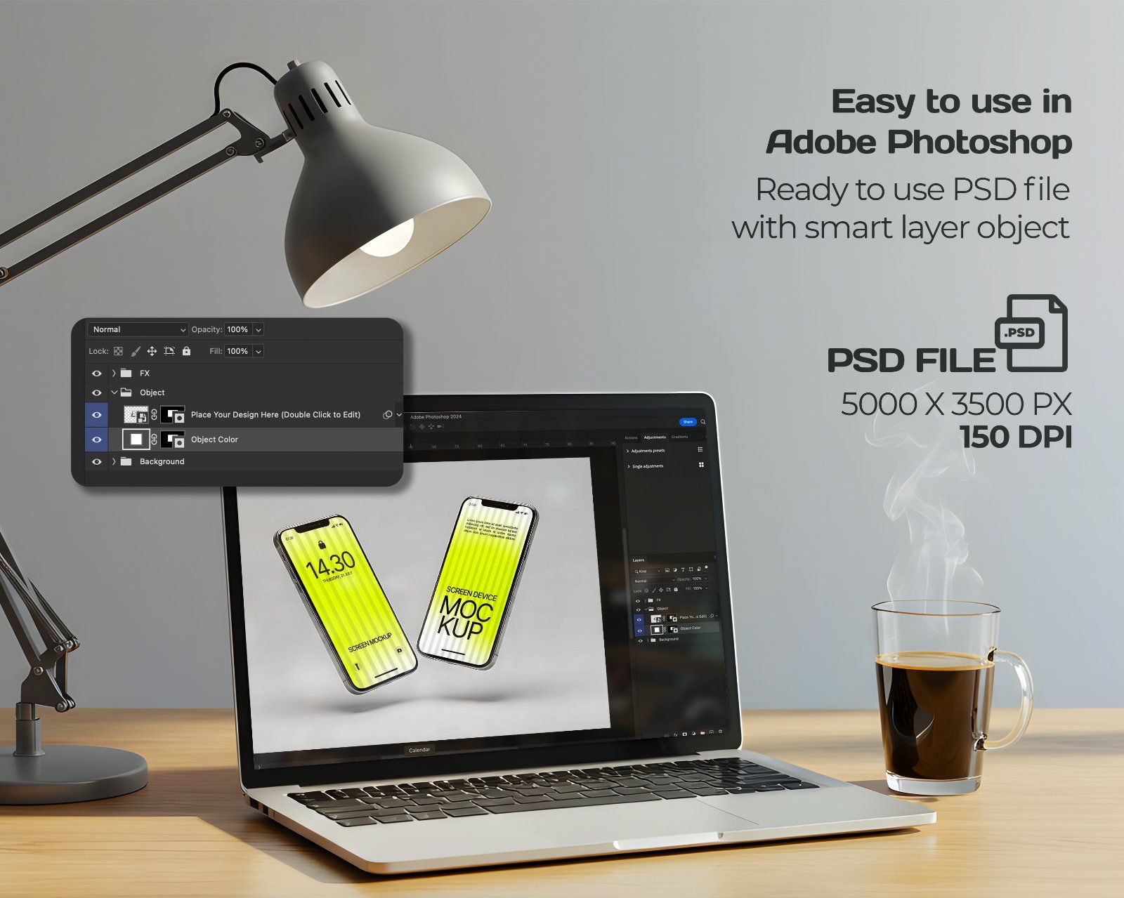 Device Screen Mockup Bundle – 20 PSD Templates for Phone, Tablet & Laptop Designs