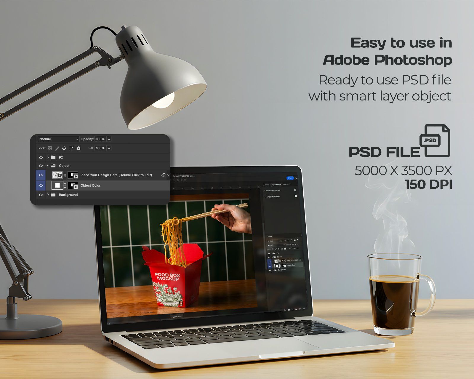 Chinese Restaurant Flyer Mockup – Realistic PSD Template for Food Promotion