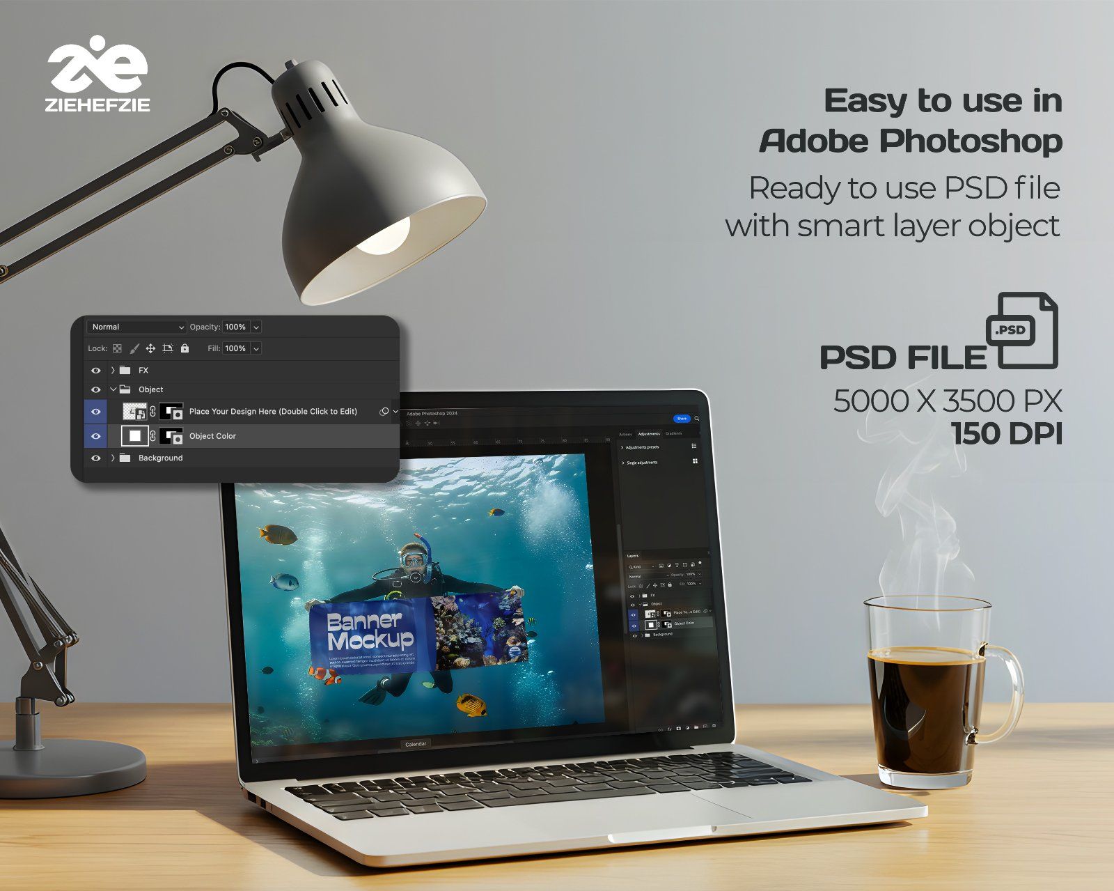 Marine Aquarium Mockup Bundle – 15 PSD Templates for Ocean Park & Underwater Branding