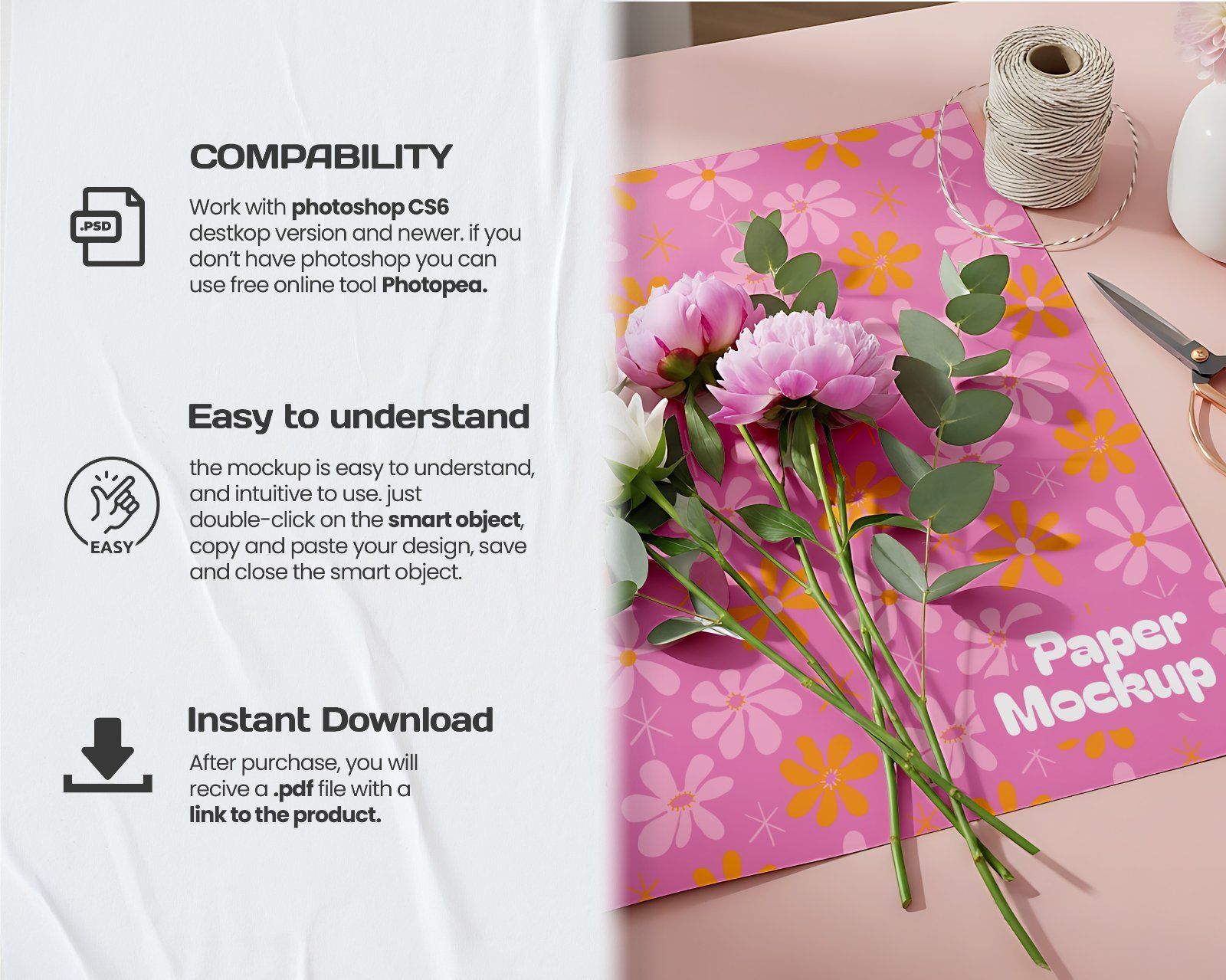 Florist Shop Mockup Bundle – 15 PSD Templates for Florist Branding & Packaging Design